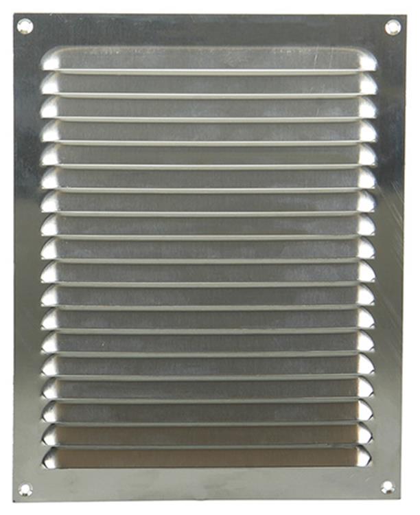 Afbeelding laden in galerijviewer, Renson 1015071 - schoepenrooster plat alu f1 200x250mm | 10 stuks
