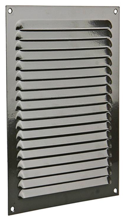 Afbeelding laden in galerijviewer, Renson 1015073 - schoepenrooster plat alu bruin200x250mm | 10 stuks
