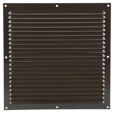 Renson 1006314 - schoepenrooster vlak alu ral 8019 300x300mm | 10 stuks