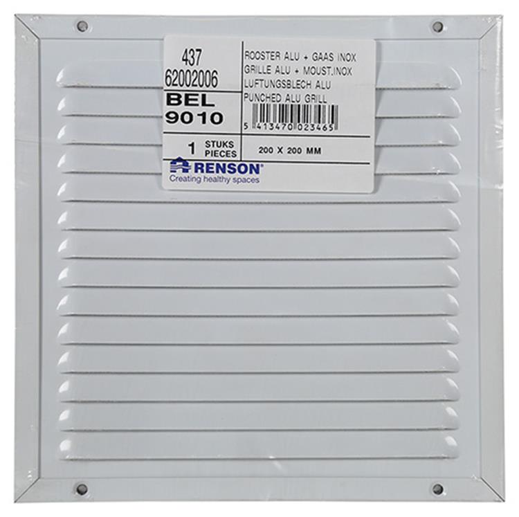 Afbeelding laden in galerijviewer, Renson 1008578 - schoep.r. 437 wit 200x200mm | 5 stuks
