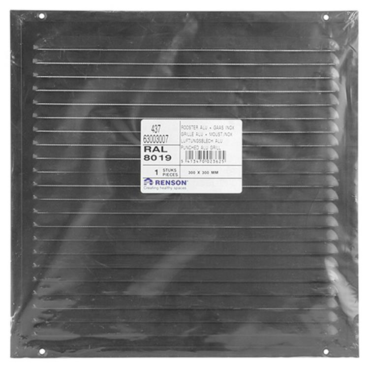 Afbeelding laden in galerijviewer, Renson 1008584 - schoep.r. 437 bruin 300x300mm | 5 stuks
