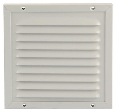 Renson 1006342 - schoepenrooster + kader + mug.opbouw 437 ral9010 150x150mm | 2 stuks