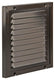 Renson 1006343 - schoepenrooster + kader + mug.opbouw 437 ral8019 150x150mm | 2 stuks