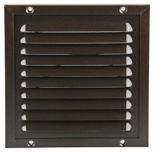 Renson 1006343 - schoepenrooster + kader + mug.opbouw 437 ral8019 150x150mm | 2 stuks