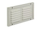 Renson 1006345 - schoepenrooster + kader + mug.opbouw 437 ral9010 200x100mm | 2 stuks
