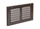 Renson 1006346 - schoepenrooster + kader + mug.opbouw 437 ral8019 200x100mm | 1 stuks