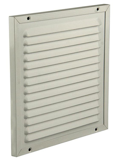 Renson 1006348 - schoepenrooster + kader + mug.opbouw 437 ral9010 200x200mm | 2 stuks