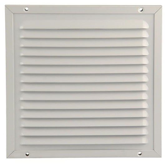 Renson 1006348 - schoepenrooster + kader + mug.opbouw 437 ral9010 200x200mm | 2 stuks