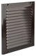 Renson 1006349 - schoepenrooster + kader + mug.opbouw 437 ral8019 200x200mm | 2 stuks
