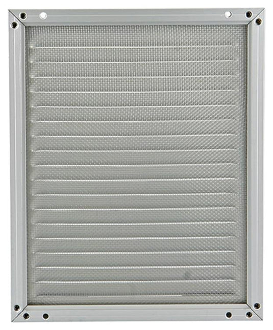 Renson 1006350 - schoepenrooster + kader + mug.opbouw 437 f1 200x250mm | 2 stuks