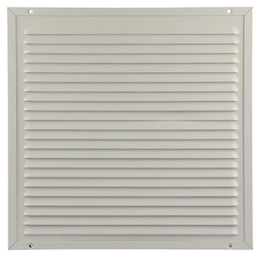 Renson 1006354 - schoepenrooster + kader + mug.opbouw 437 ral9010 300x300mm | 2 stuks