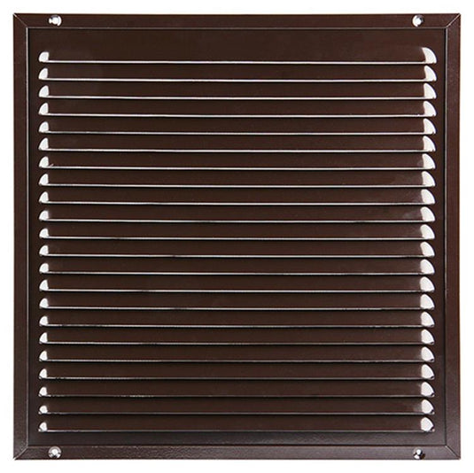 Renson 1006355 - schoepenrooster + kader + mug.opbouw 437 ral8019 300x300mm | 2 stuks