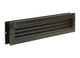 Renson 1006216 - deurrooster 461 alu ral 8019 425x76mm | 2 stuks
