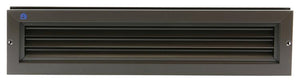 Renson 1006216 - deurrooster 461 alu ral 8019 425x76mm | 2 stuks