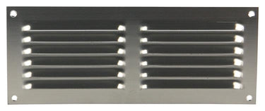 Renson 1006361 - schoepenrooster vlak 438 inox 250x100mm | 5 stuks