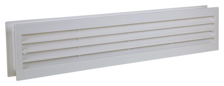 ギャラリービューアに画像をロードする, Renson 1006739 - deurrooster pvc 761 wit 450x90mm | 1 stuks
