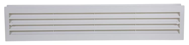 ギャラリービューアに画像をロードする, Renson 1006739 - deurrooster pvc 761 wit 450x90mm | 1 stuks
