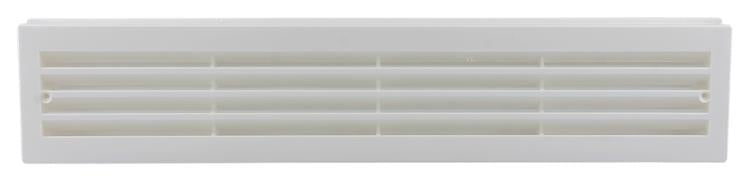 Laden Sie das Bild in Galerie -Viewer, Renson 1006387 - deurrooster 761 pvc ral 9010 450x90mm | 2 stuks
