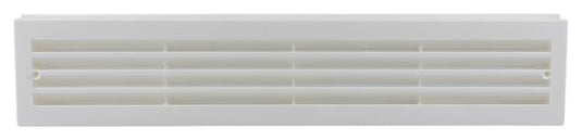 Renson 1006387 - deurrooster 761 pvc ral 9010 450x90mm | 2 stuks