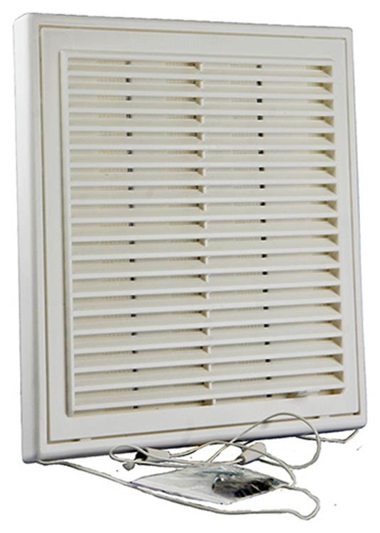 Afbeelding laden in galerijviewer, Renson 1006370 - regelbare rooster opb. 732 pvcral 9010 250x250mm | 2 stuks
