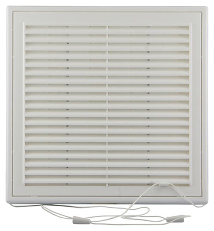Afbeelding laden in galerijviewer, Renson 1006370 - regelbare rooster opb. 732 pvcral 9010 250x250mm | 2 stuks
