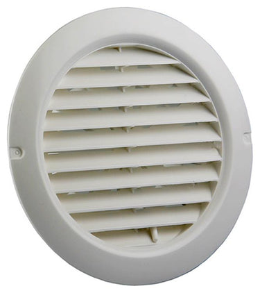 Renson 1006376 - ronde regelbare rooster inb. 735 pvc ral 9010 ø 100-150 | 2 stuks