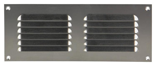 Renson 1006305 - schoepenrooster vlak alu f1 250x100mm | 10 stuks