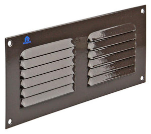 Renson 1006307 - schoepenrooster vlak alu ral 8019 250x100mm | 10 stuks