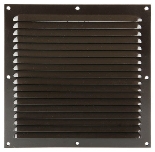 Renson 1006310 - schoepenrooster vlak alu ral 8019 250x250mm | 10 stuks