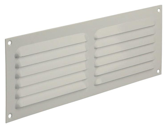 Renson 1006312 - schoepenrooster vlak alu ral 9010 300x100mm | 10 stuks