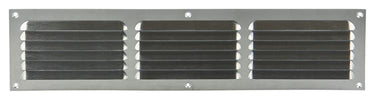 Renson 1006315 - schoepenrooster vlak alu f1 400x100mm | 10 stuks
