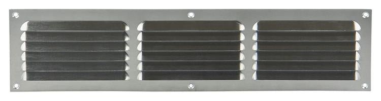 Afbeelding laden in galerijviewer, Renson 1006315 - schoepenrooster vlak alu f1 400x100mm | 10 stuks
