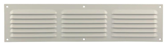 Renson 1006316 - schoepenrooster vlak alu ral 9010 400x100mm | 10 stuks
