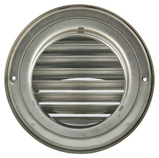 Renson 1006276 - bolrooster inbouw 638 inox ø125 | 2 stuks