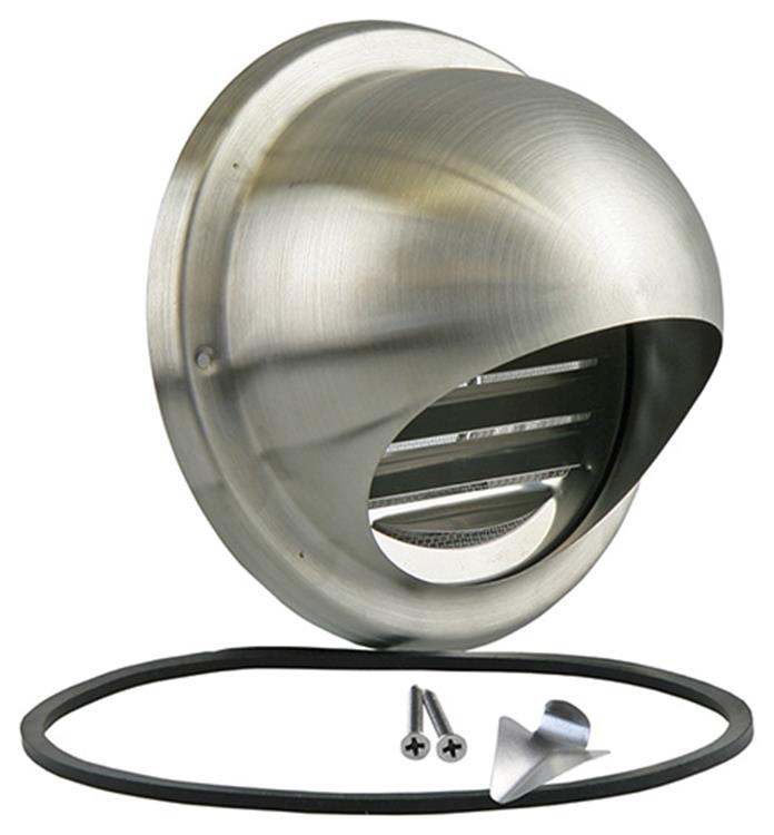 Afbeelding laden in galerijviewer, Renson 1006277 - bolrooster inbouw 638 inox ø150 | 2 stuks
