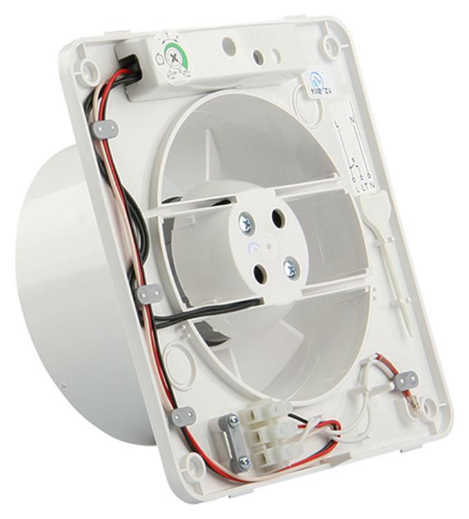 Cargue la imagen en el visor de la galería, Renson 1006446 - mechanische ventilator met timer 7202t wit ø 125 | 2 stuks
