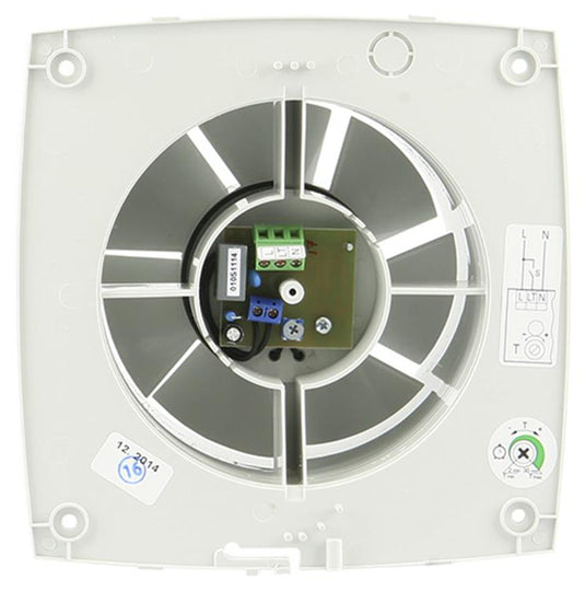 Renson 1006449 - mechanische ventilator met timer 7212t grijs ø 125 | 1 stuks
