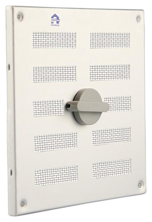 Afbeelding laden in galerijviewer, Renson 1006324 - regelbare rooster opb. 4037 alu f1 155x155mm | 2 stuks
