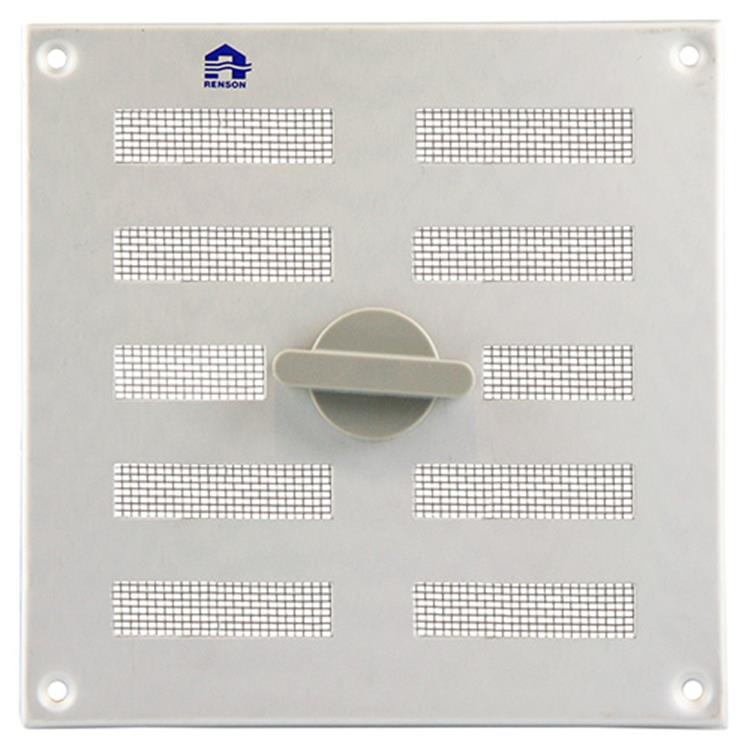 Afbeelding laden in galerijviewer, Renson 1006324 - regelbare rooster opb. 4037 alu f1 155x155mm | 2 stuks
