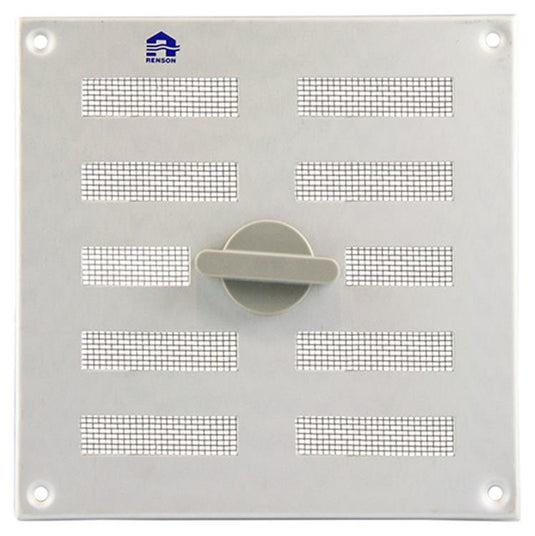 Renson 1006324 - regelbare rooster opb. 4037 alu f1 155x155mm | 2 stuks