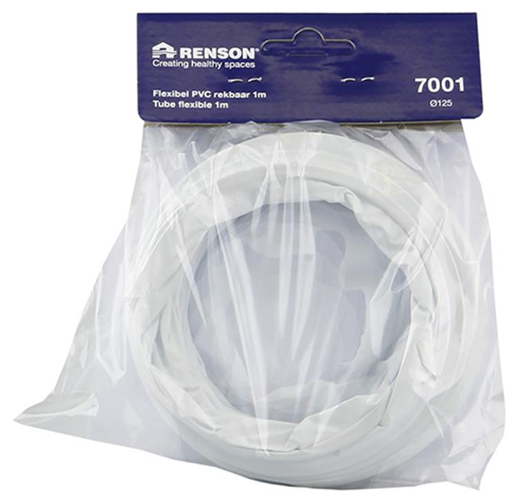 Afbeelding laden in galerijviewer, Renson 1006390 - pvc flexibel 7001 wit ø 125 1m | 3 stuks
