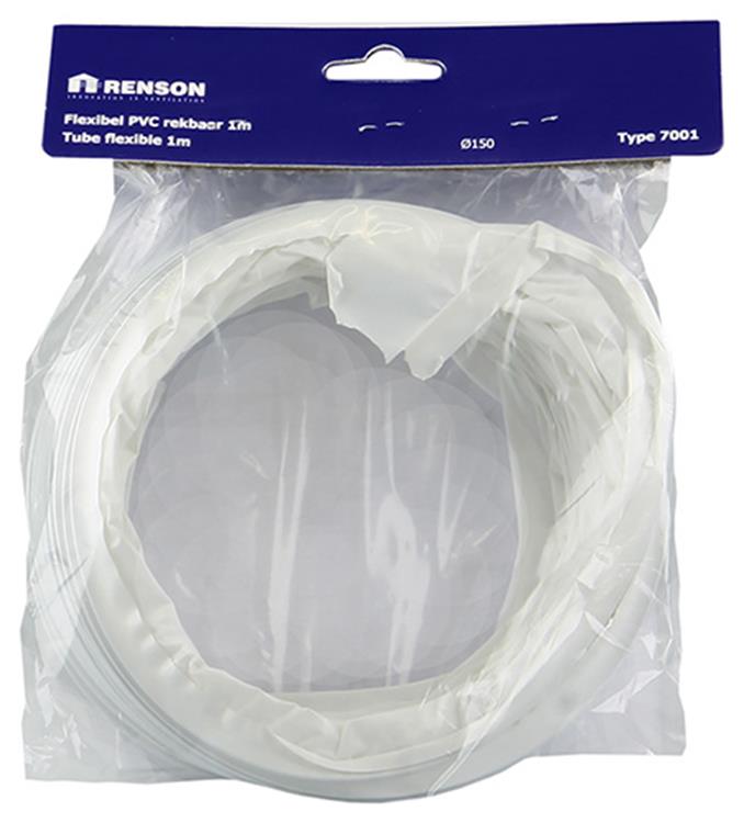 Afbeelding laden in galerijviewer, Renson 1006391 - pvc flexibel 7001 wit ø 150 1m | 3 stuks
