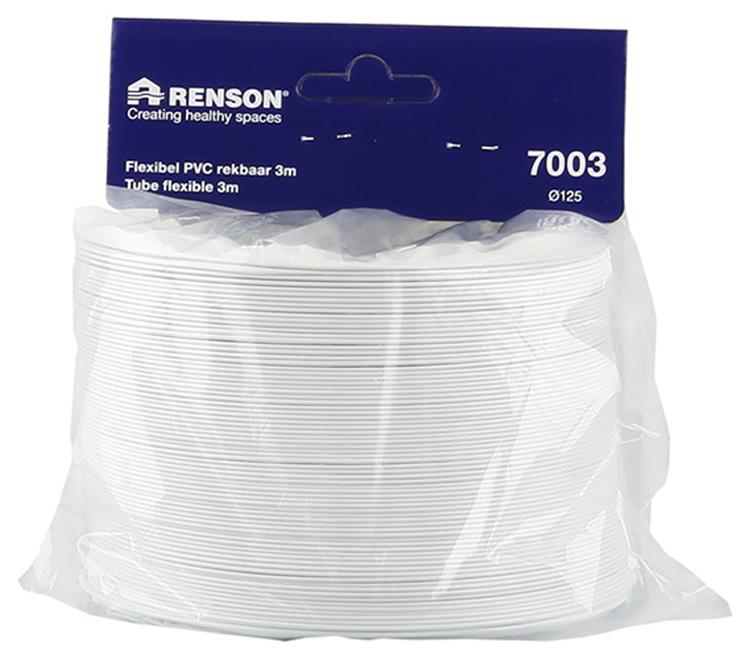 Afbeelding laden in galerijviewer, Renson 1006393 - pvc flexibel 7003 wit ø 125 3m | 3 stuks
