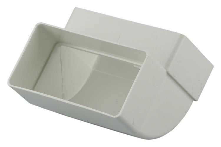 Afbeelding laden in galerijviewer, Renson 1006403 - pvc hoekverbinding vert.90° 7015 wit 110x55mm | 3 stuks
