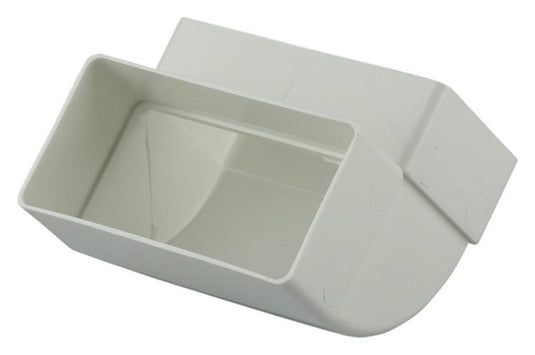 Renson 1006403 - pvc hoekverbinding vert.90° 7015 wit 110x55mm | 3 stuks
