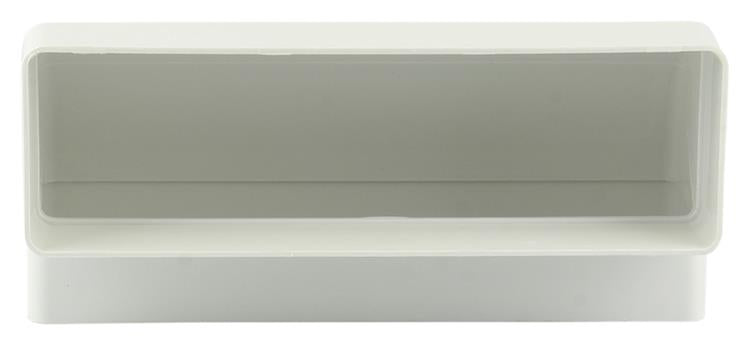 Afbeelding laden in galerijviewer, Renson 1006404 - pvc hoekverbinding vert.90° 7015 wit 204x60mm | 3 stuks
