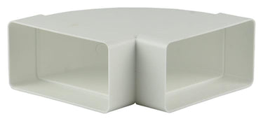 Renson 1006405 - pvc hoekverbinding hor.90° 7016 wit 110x55mm | 3 stuks