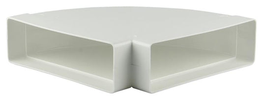 Renson 1006406 - pvc hoekverbinding hor.90° 7016 wit 204x60mm | 3 stuks