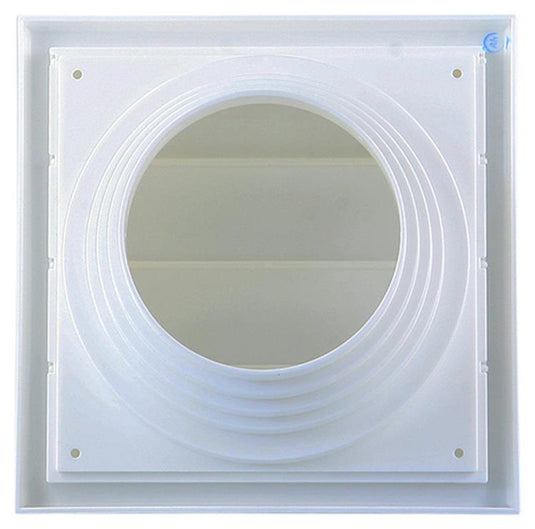 Renson 1006385 - dampkaprooster 4 klep 742 dia pvc ral 9010 ø100-130 | 2 stuks