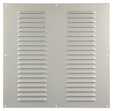 Renson 1006319 - schoepenrooster vlak alu ral 9010 400x400mm | 5 stuks